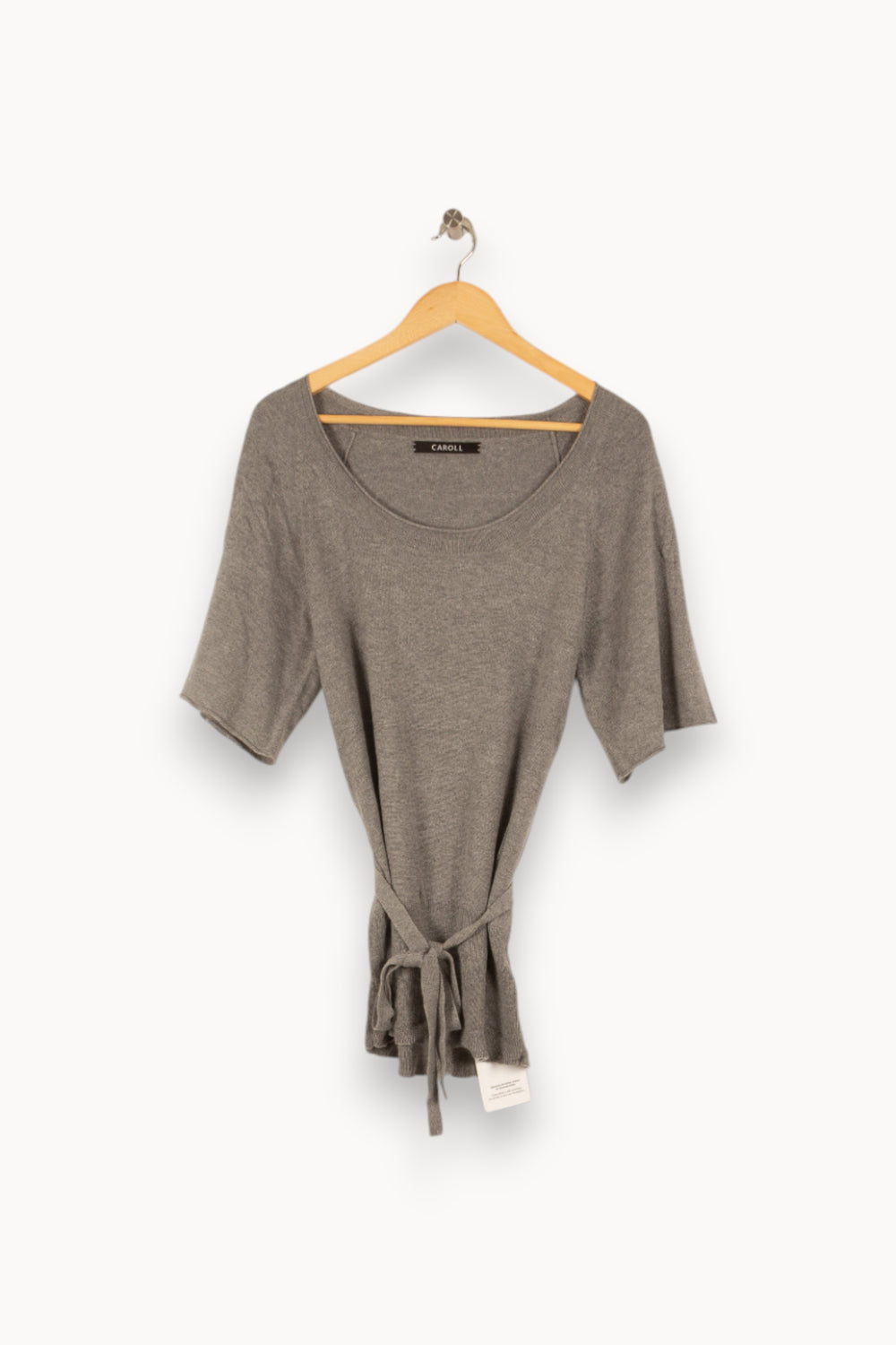 Pull gris - Taille M/38 de la marque Caroll | PARAD47039 - Vendu par Paradigme - Image 1
