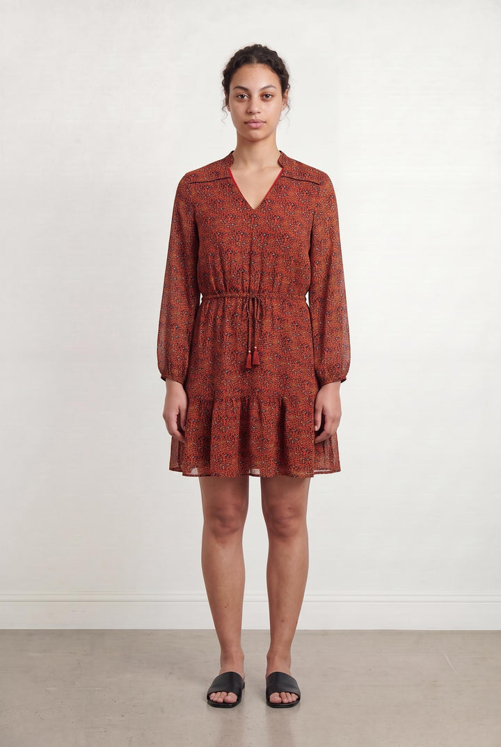 Robe rouge à motifs - Taille L/40 de la marque One Step | PARAD47085 - Vendu par Paradigme - Image 1