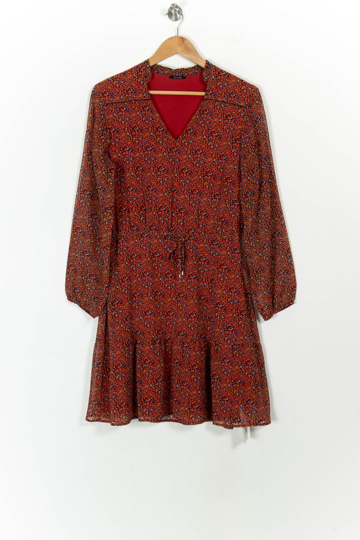 Robe rouge à motifs - Taille L/40 de la marque One Step | PARAD47085 - Vendu par Paradigme - Image 2