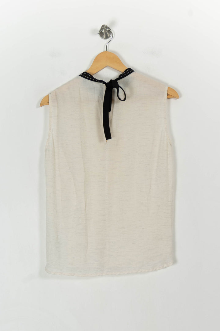 Top beige - Taille S/36 de la marque Maje | PARAD47091 - Vendu par Paradigme - Image 4
