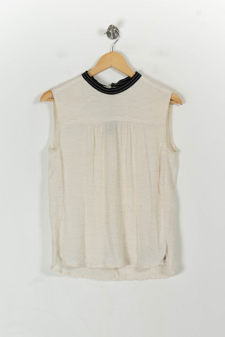 Top beige - Taille S/36 de la marque Maje | PARAD47091 - Vendu par Paradigme - Image 2