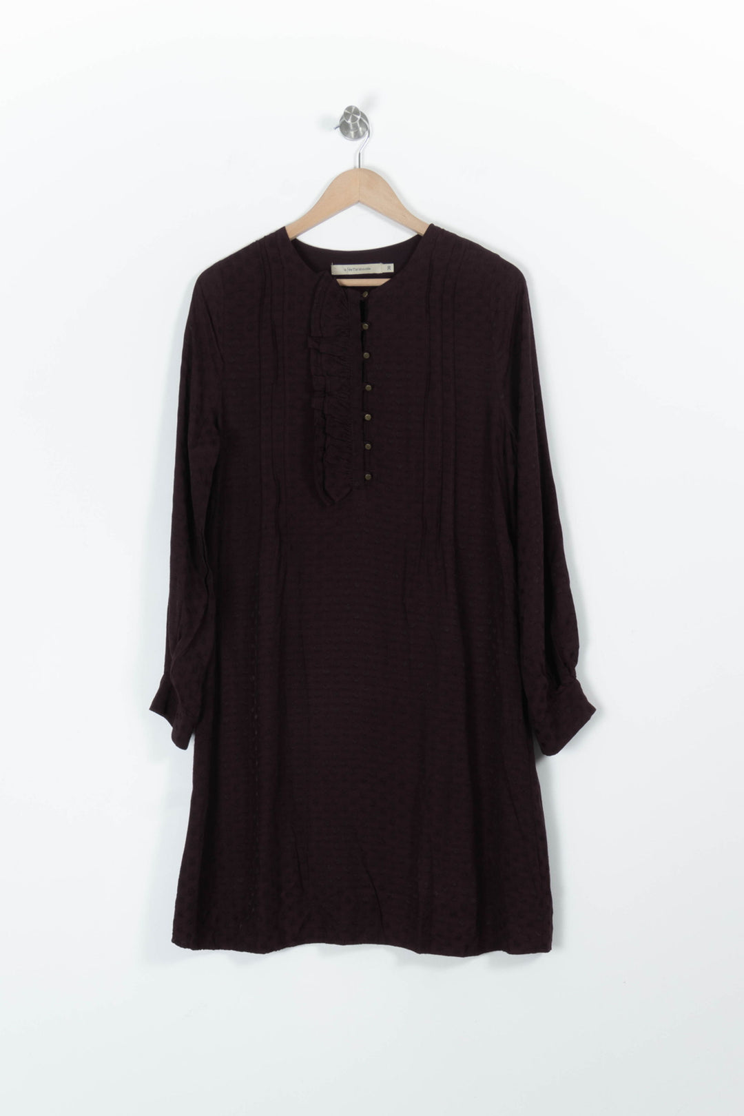 Robe violette à pois - Taille M/38 de la marque La Fée Maraboutée | PARAD47128 - Vendu par Paradigme - Image 2