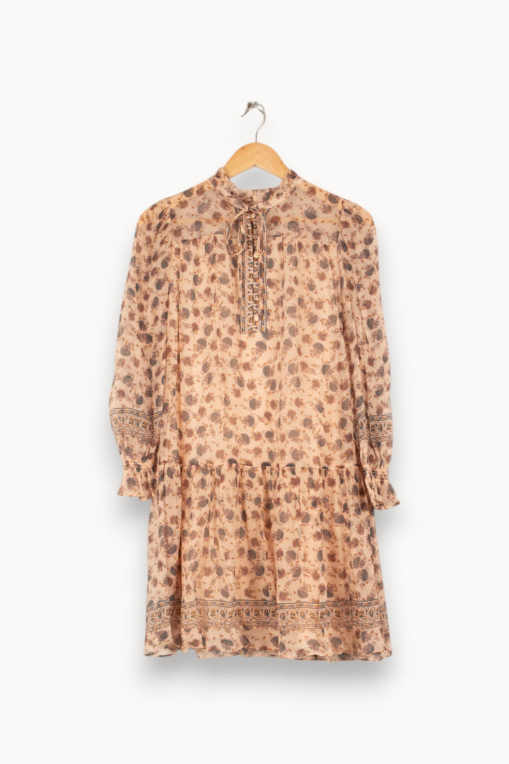 Robe rose à motifs - Taille S/36 de la marque Pablo | PARAD47140 - Vendu par Paradigme - Image 1