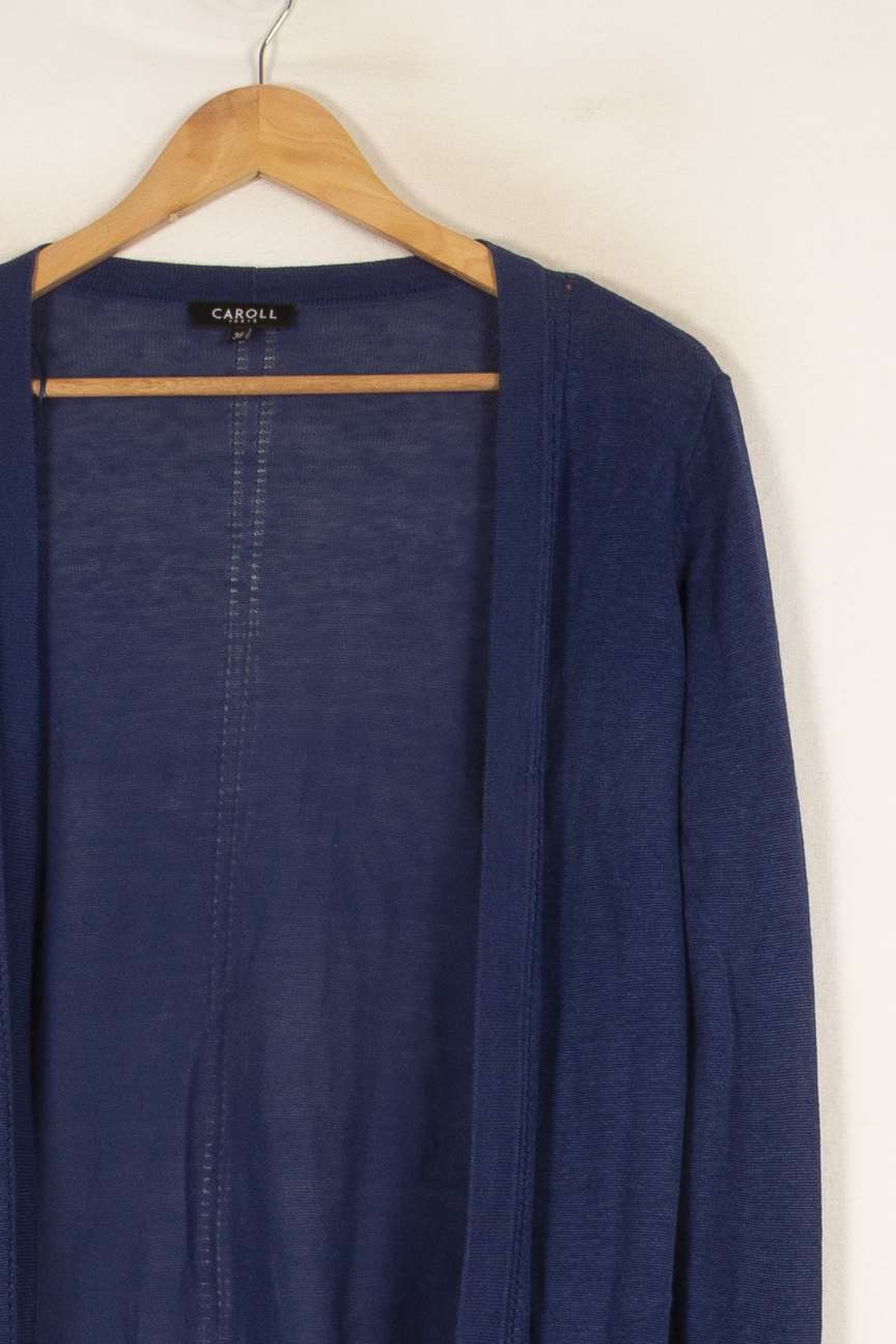 Gilet bleu foncé - Taille S/36 de la marque Caroll | PARAD47161 - Vendu par Paradigme - Image 2