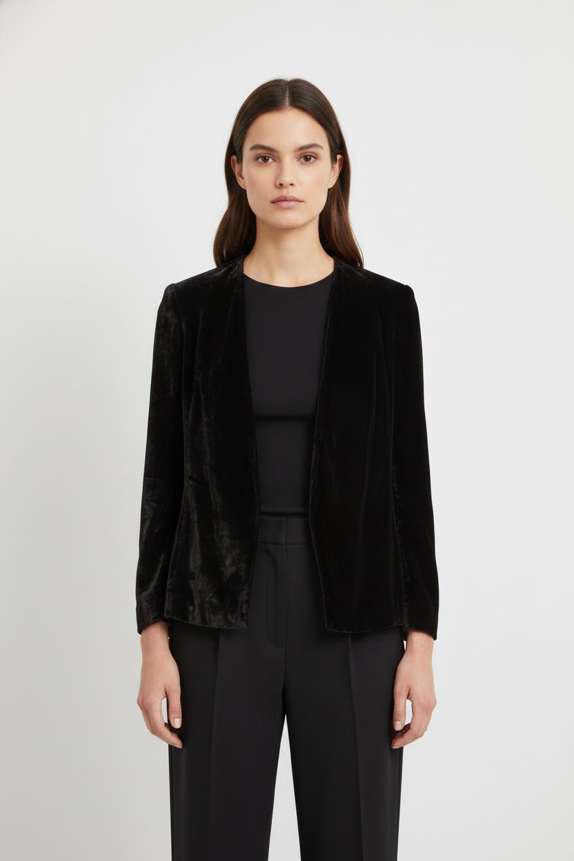 Veste en velours noir - Taille S/36