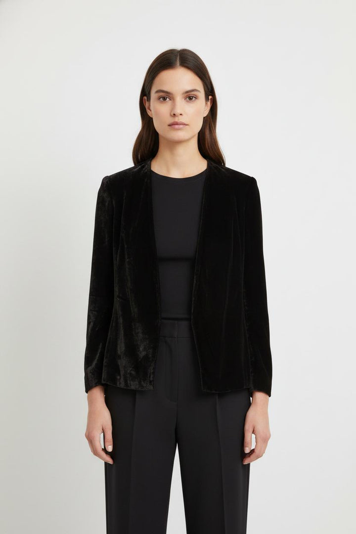 Veste en velours noir - Taille S/36