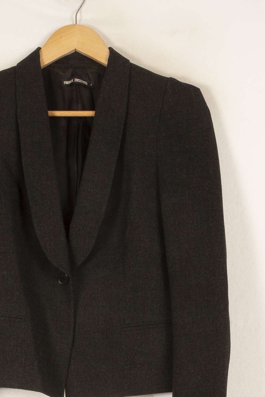 Veste grise foncée - Taille S/36 de la marque Filippa K | PARAD47173 - Vendu par Paradigme - Image 2