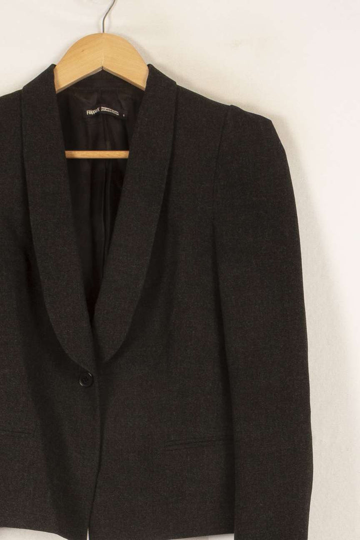 Veste grise foncée - Taille S/36 de la marque Filippa K | PARAD47173 - Vendu par Paradigme - Image 2