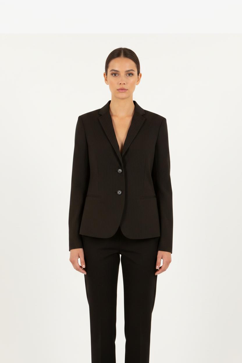 Veste noire rayée - Taille S/36