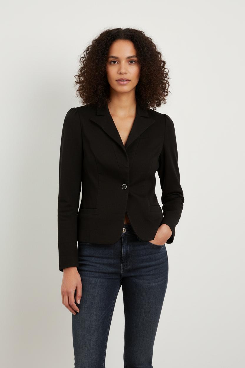 Veste noire/bleue - Taille L/40