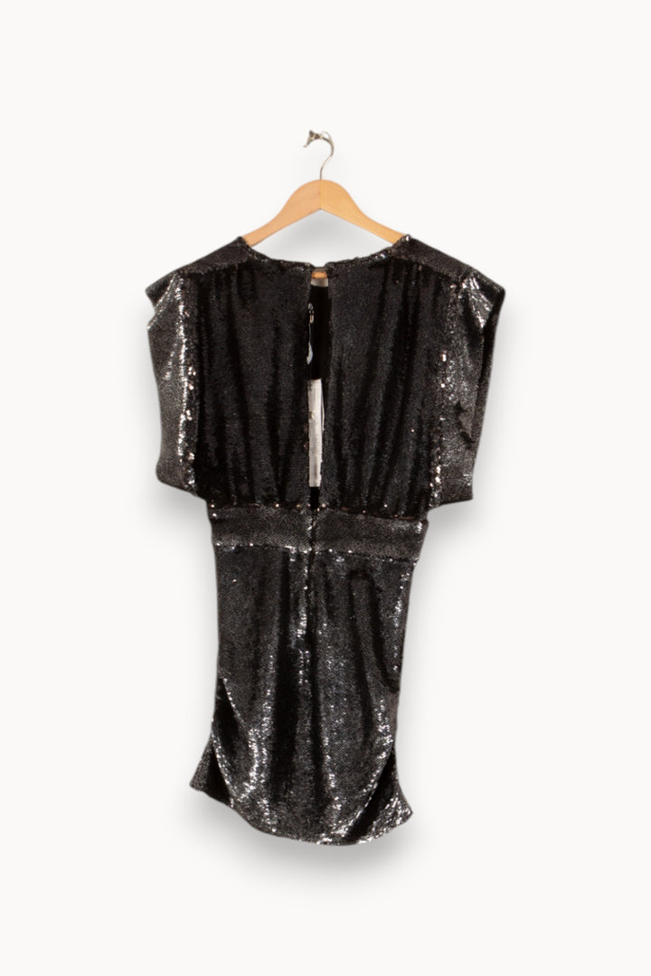 Robe à sequins noire - Taille S/36 de la marque IRO | PARAD47191 - Vendu par Paradigme - Image 3