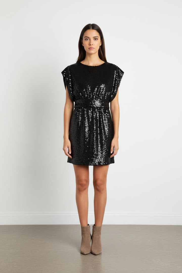 Robe à sequins noire - Taille S/36