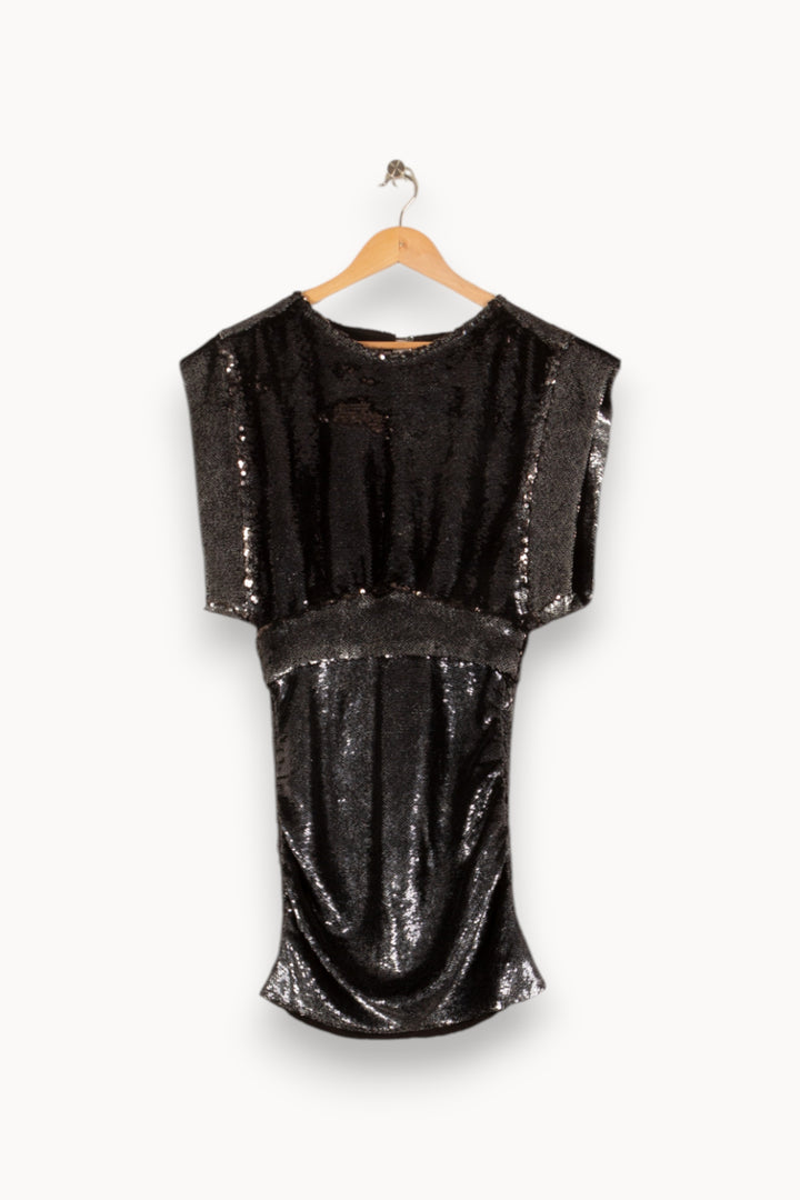 Robe à sequins noire - Taille S/36 de la marque IRO | PARAD47191 - Vendu par Paradigme - Image 1