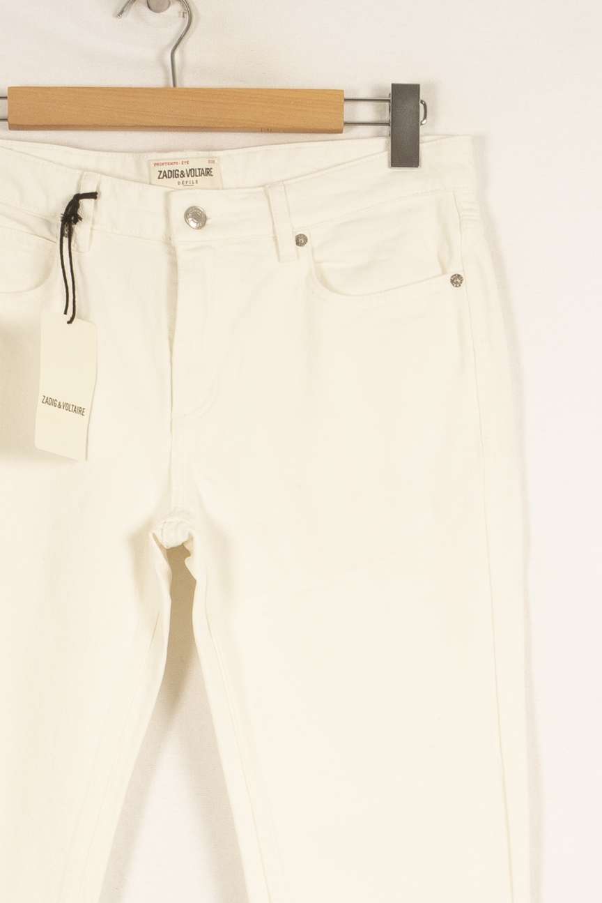 Jean blanc - Taille S/36 de la marque Zadig&Voltaire | PARAD47197 - Vendu par Paradigme - Image 2