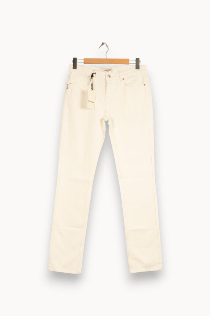 Jean blanc - Taille S/36 de la marque Zadig&Voltaire | PARAD47197 - Vendu par Paradigme - Image 1