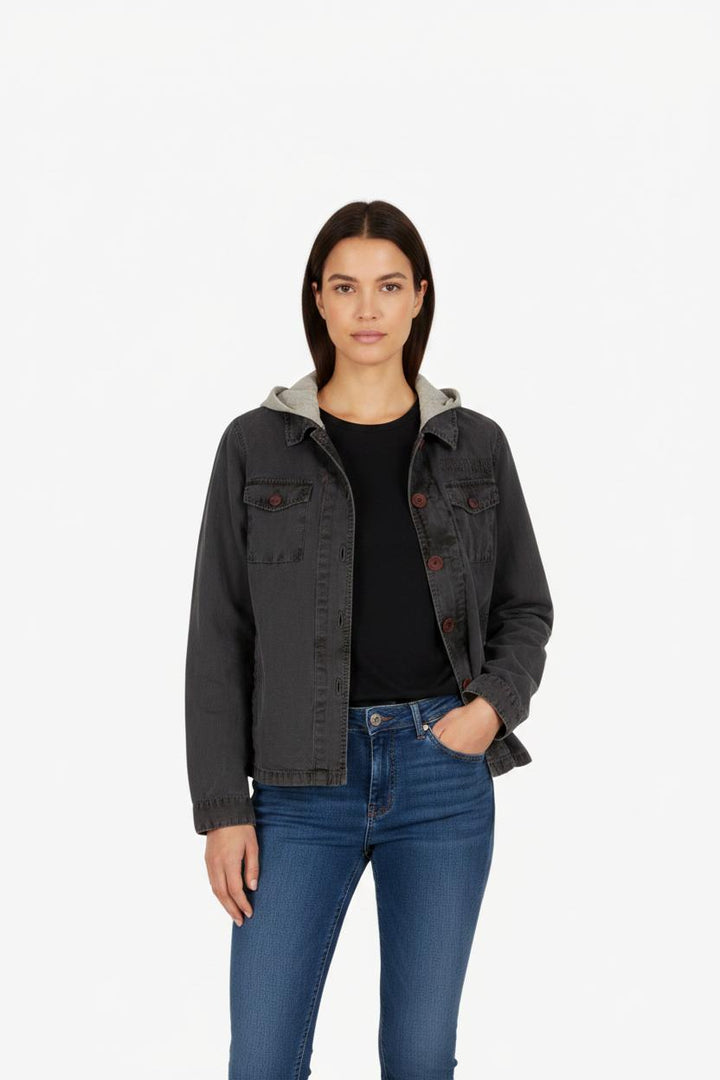 Veste bleue à capuche - Taille L/40