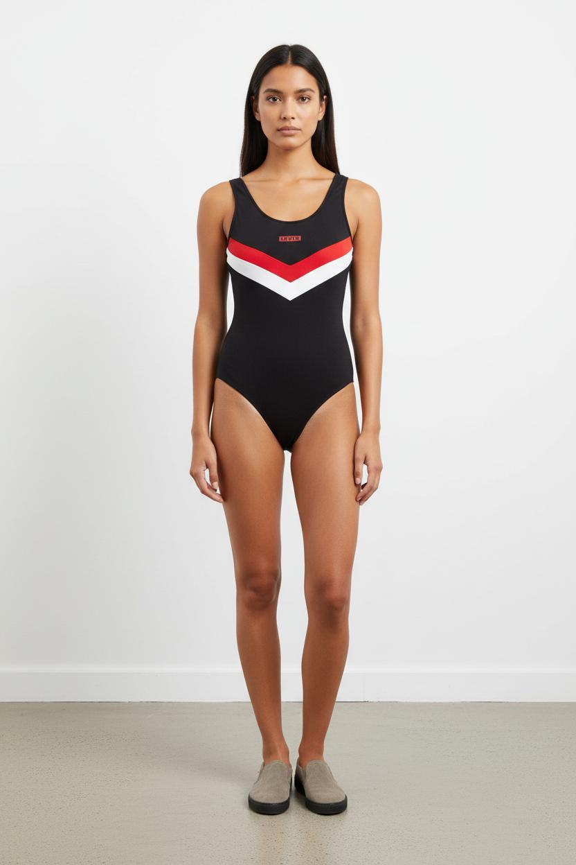 Maillot de bain noir avec détails - Taille M/38