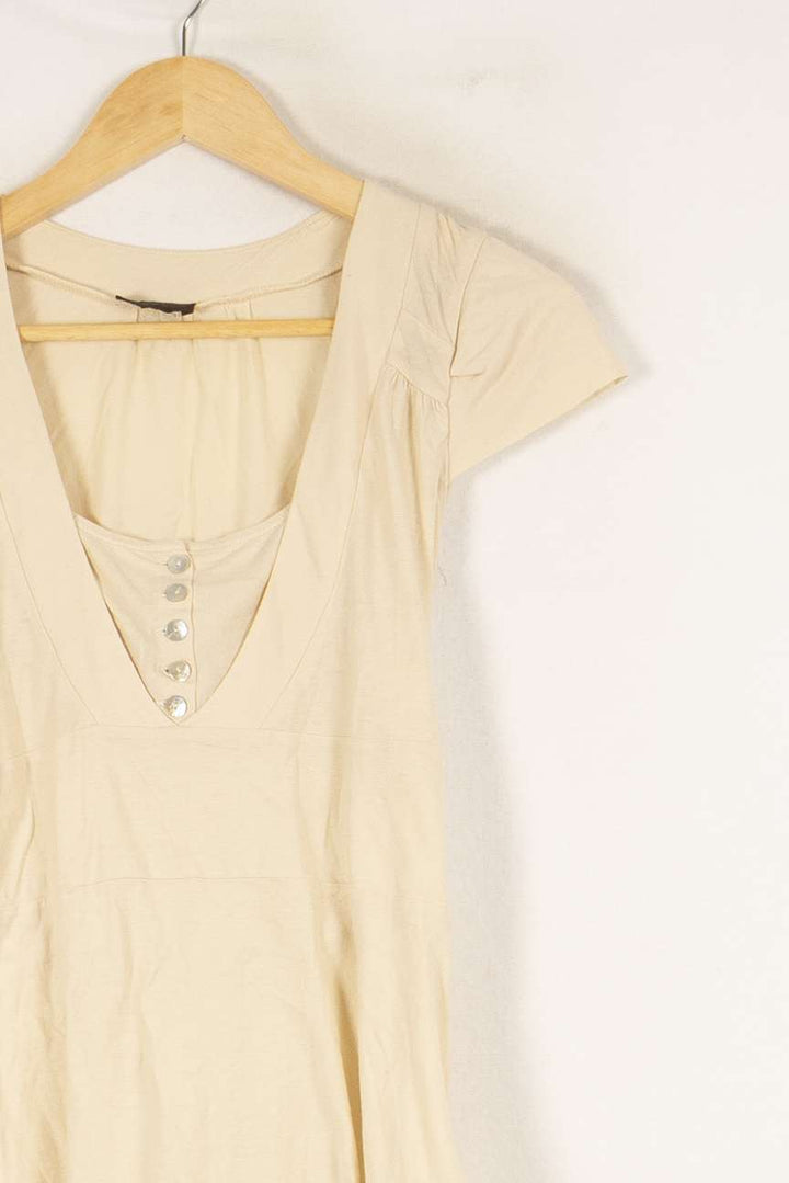 Top beige - Taille XXL/44 de la marque IKKS | PARAD47208 - Vendu par Paradigme - Image 2