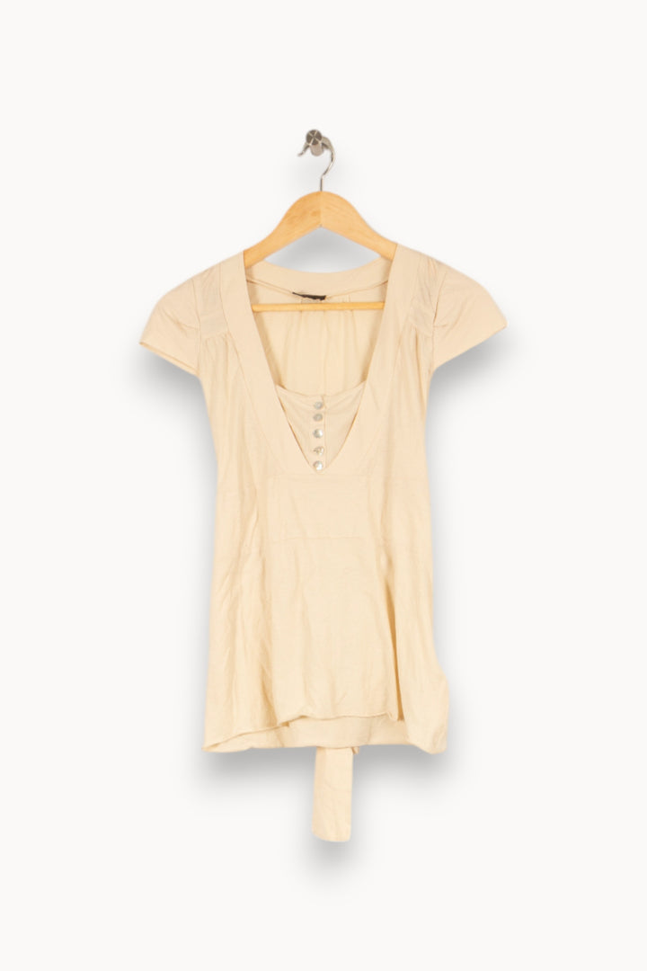Top beige - Taille XXL/44 de la marque IKKS | PARAD47208 - Vendu par Paradigme - Image 1