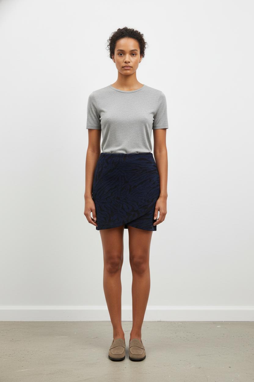 Jupe bleue et noire - Taille S/36
