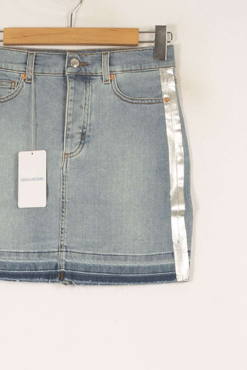 Jupe en jean bleue - Taille XS/34 de la marque Zadig&Voltaire | PARAD47222 - Vendu par Paradigme - Image 2