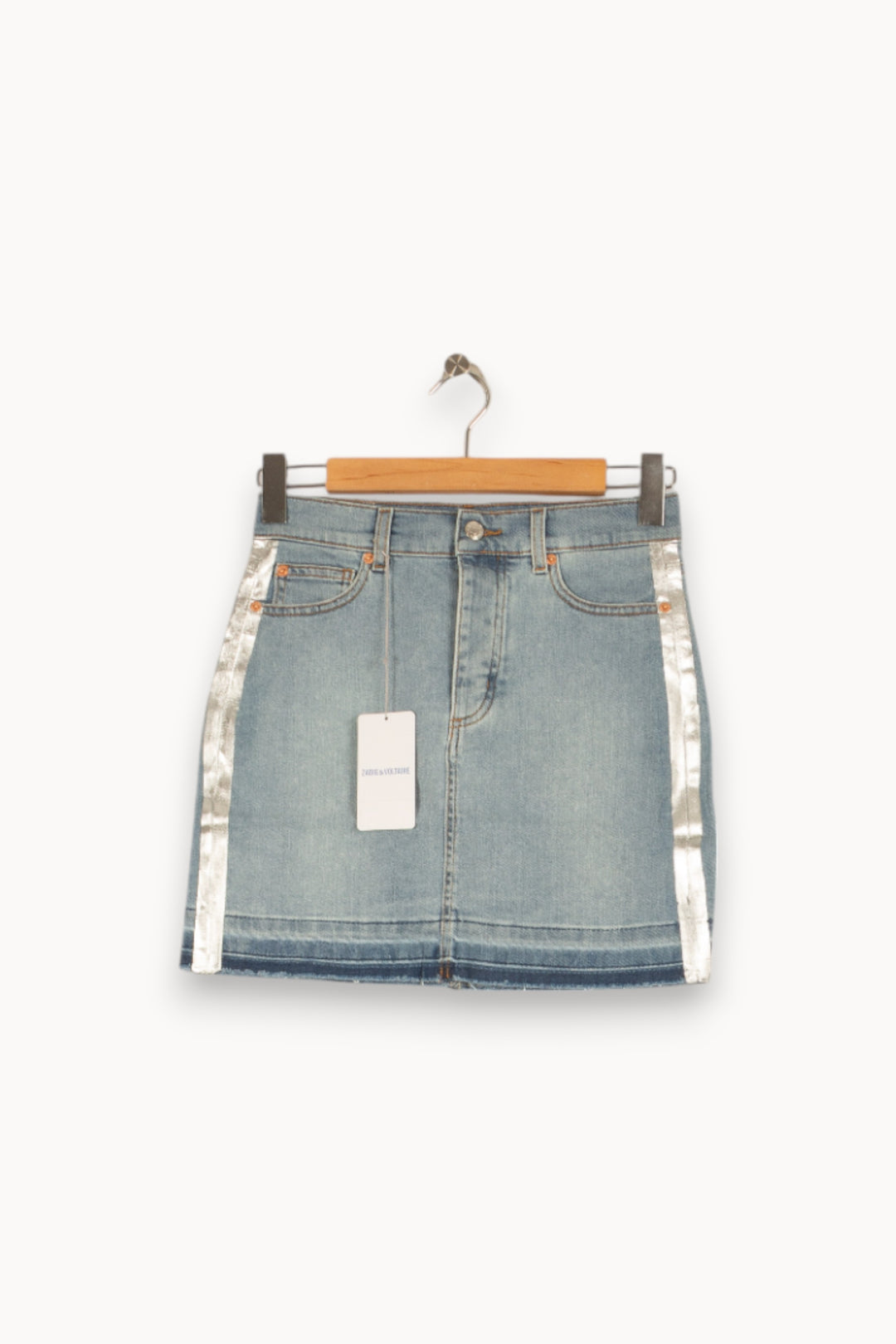 Jupe en jean bleue - Taille XS/34 de la marque Zadig&Voltaire | PARAD47222 - Vendu par Paradigme - Image 1