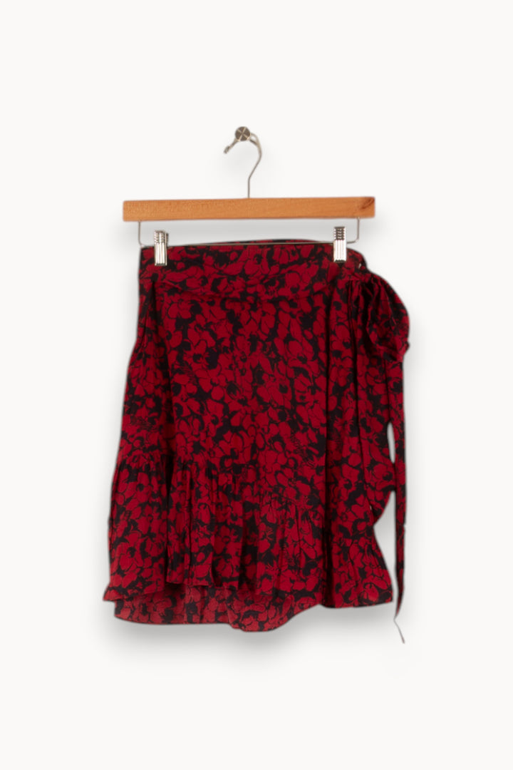 Jupe bordeaux à motifs - Taille S/36 de la marque Zadig&Voltaire | PARAD47224 - Vendu par Paradigme - Image 3