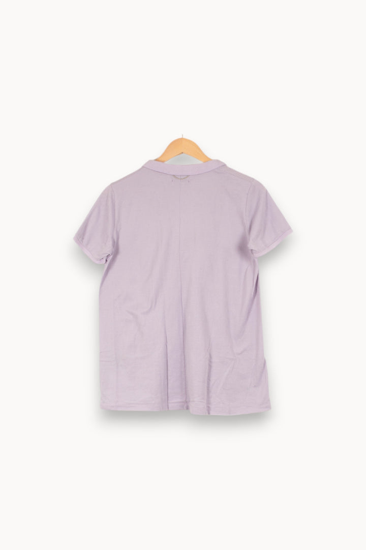 Polo violet - Taille M/38 de la marque The Kooples | PARAD47237 - Vendu par Paradigme - Image 3