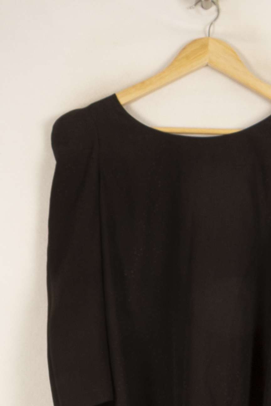 Blouse noire - Taille L/40 de la marque Claudie Pierlot | PARAD47247 - Vendu par Paradigme - Image 2