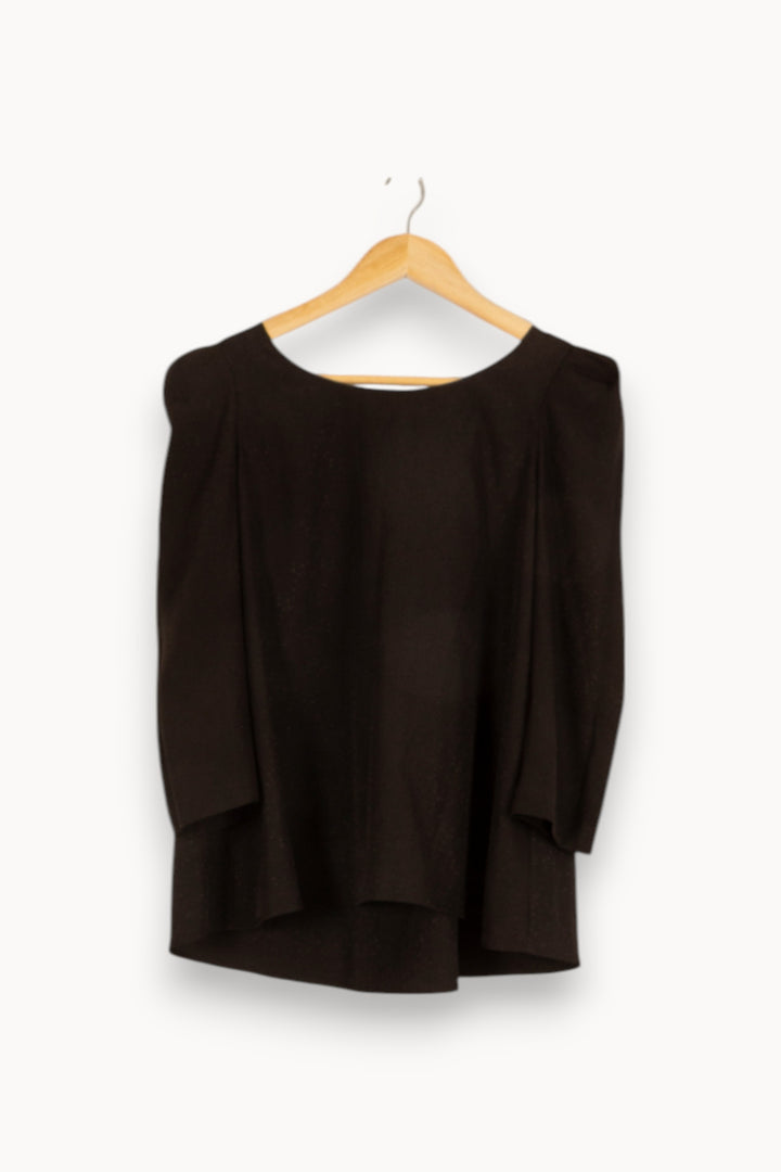 Blouse noire - Taille L/40 de la marque Claudie Pierlot | PARAD47247 - Vendu par Paradigme - Image 1