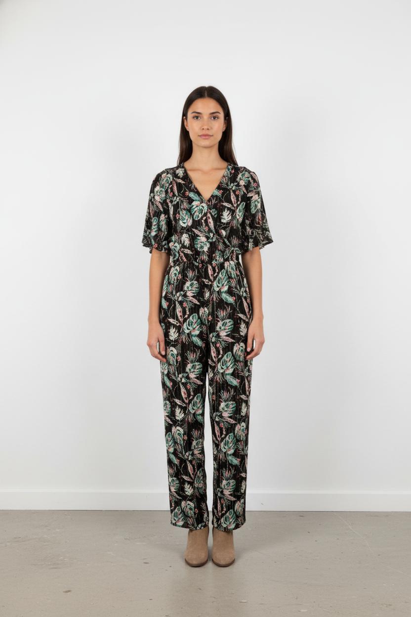 Combinaison noire à motifs - Taille S/36