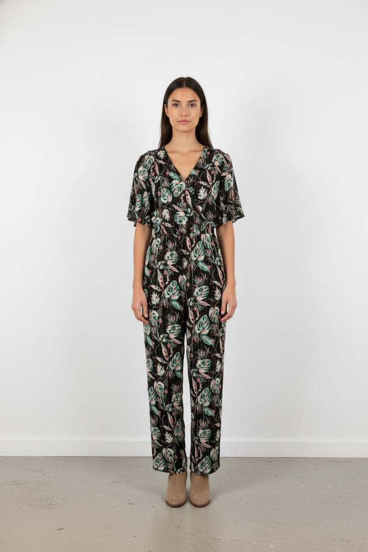 Combinaison noire à motifs - Taille S/36