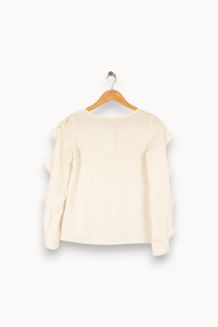 Blouse blanche - Taille S/36 de la marque Maje | PARAD47269 - Vendu par Paradigme - Image 3
