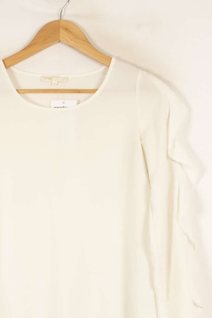 Blouse blanche - Taille S/36 de la marque Maje | PARAD47269 - Vendu par Paradigme - Image 2