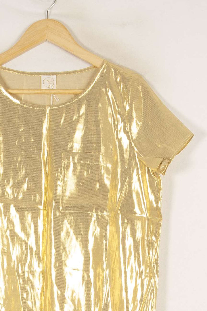 Top doré - Taille S/36 de la marque Des petits hauts | PARAD47270 - Vendu par Paradigme - Image 2