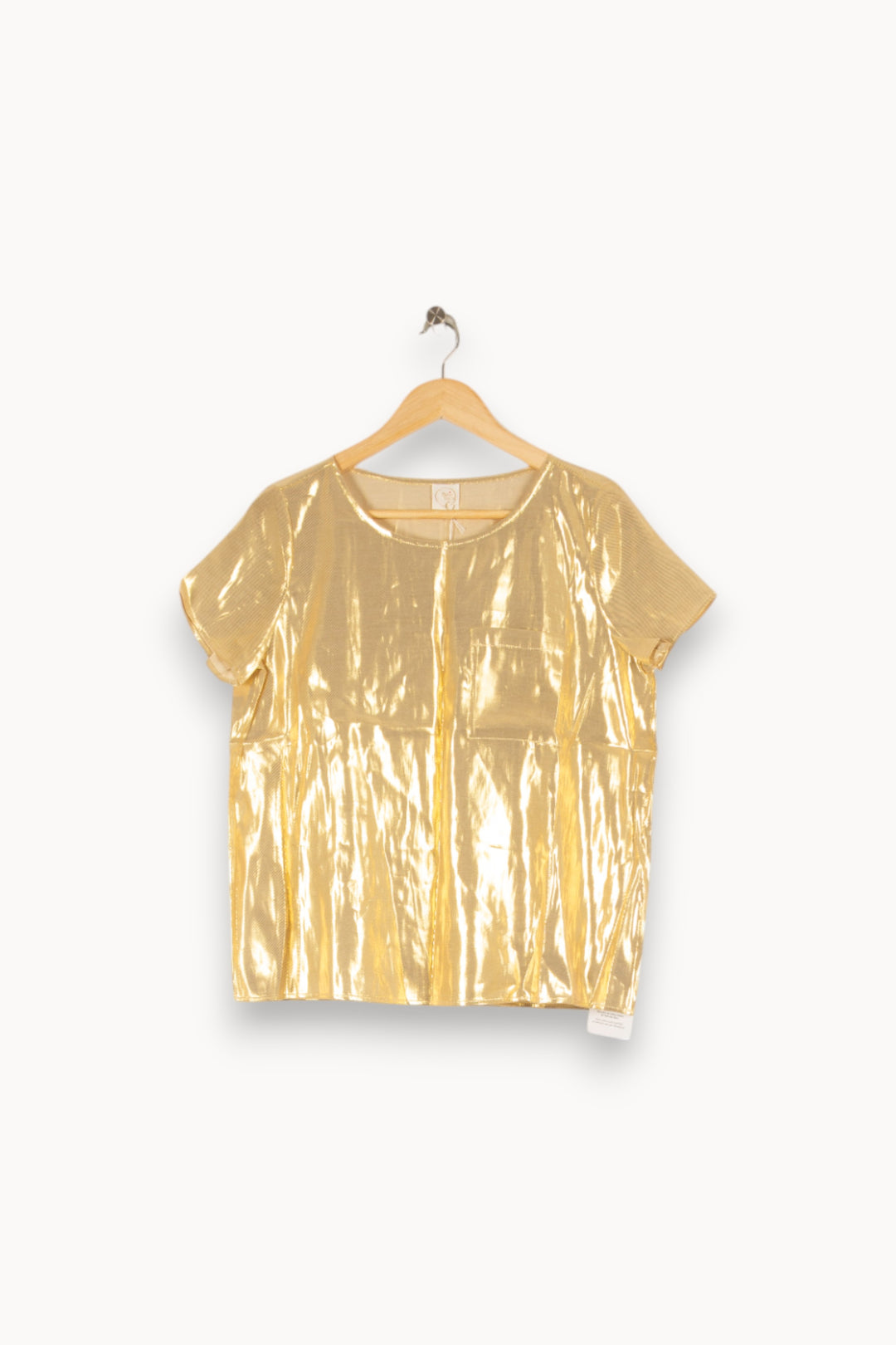 Top doré - Taille S/36 de la marque Des petits hauts | PARAD47270 - Vendu par Paradigme - Image 1