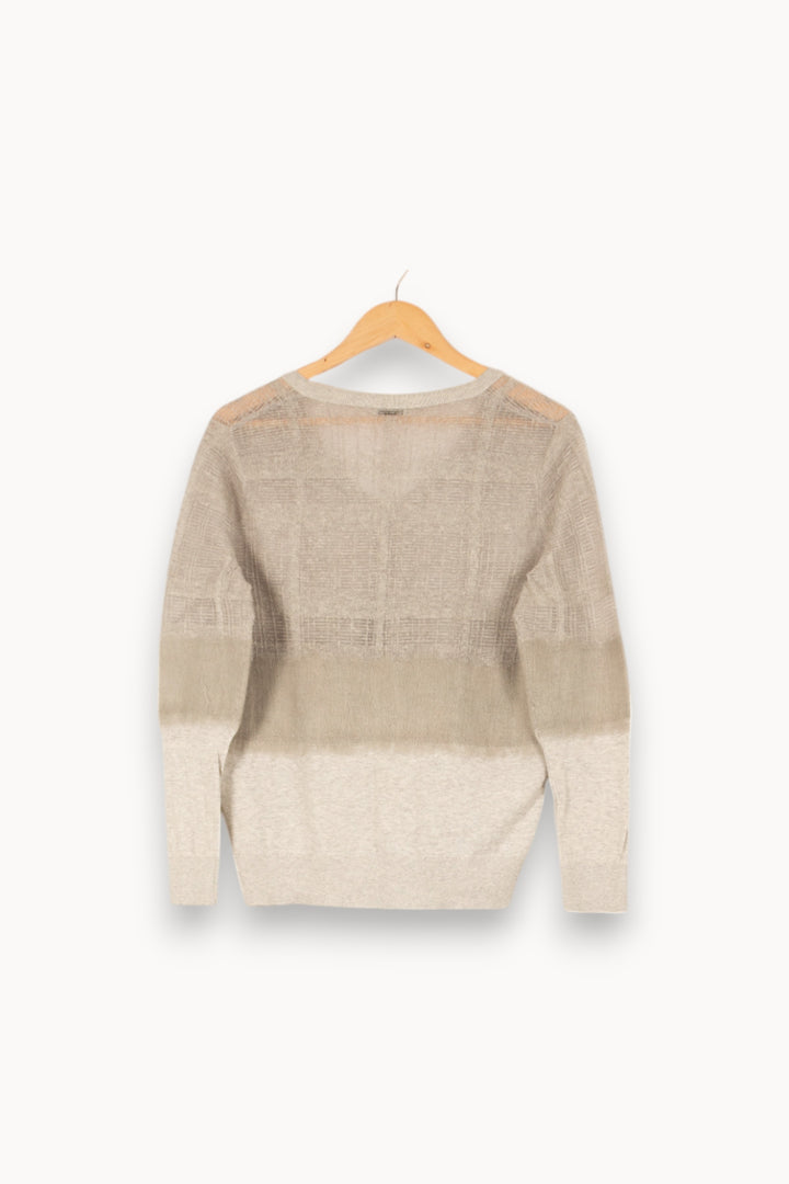 Pull gris - Taille M/38 de la marque IKKS | PARAD47271 - Vendu par Paradigme - Image 3