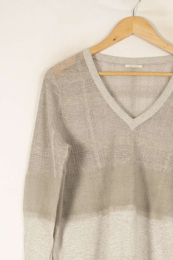 Pull gris - Taille M/38 de la marque IKKS | PARAD47271 - Vendu par Paradigme - Image 2