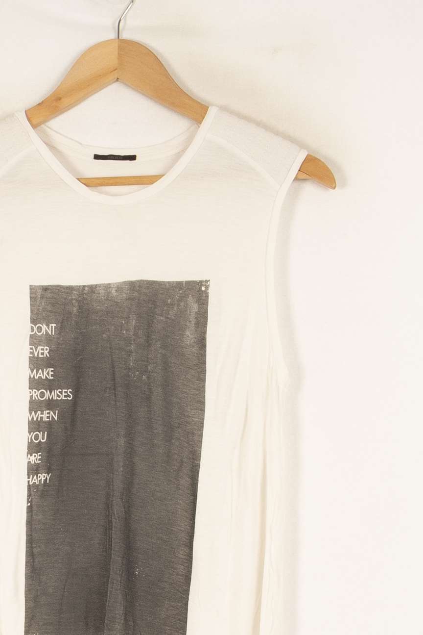 Débardeur blanc - Taille XL/42 de la marque IKKS | PARAD47276 - Vendu par Paradigme - Image 2