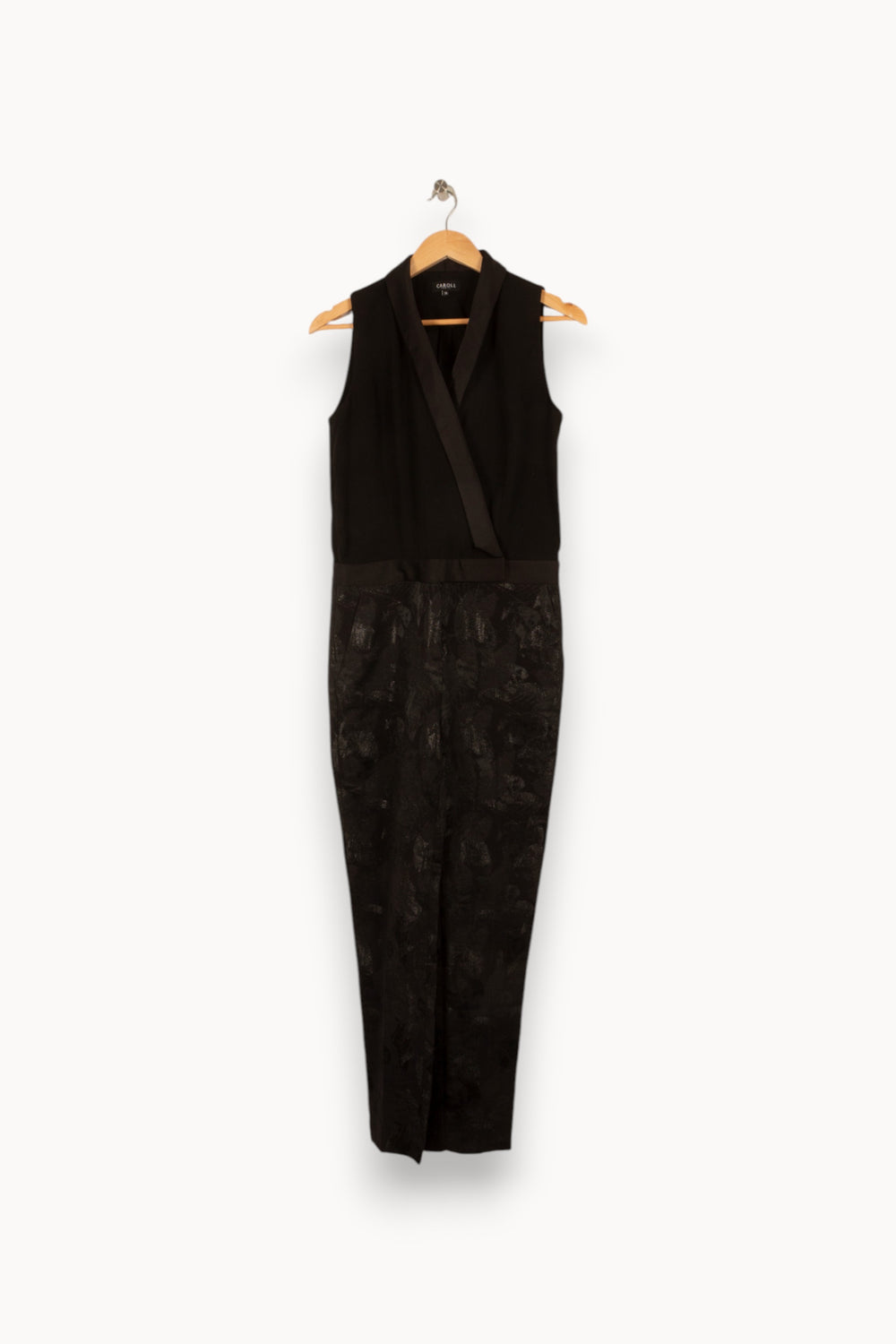Combinaison noire - Taille S/36 de la marque Caroll | PARAD47283 - Vendu par Paradigme - Image 1