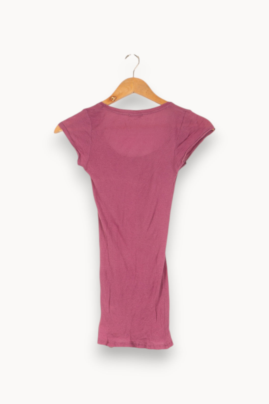 T-shirt violet - Taille S/36 de la marque American Vintage | PARAD47284 - Vendu par Paradigme - Image 3