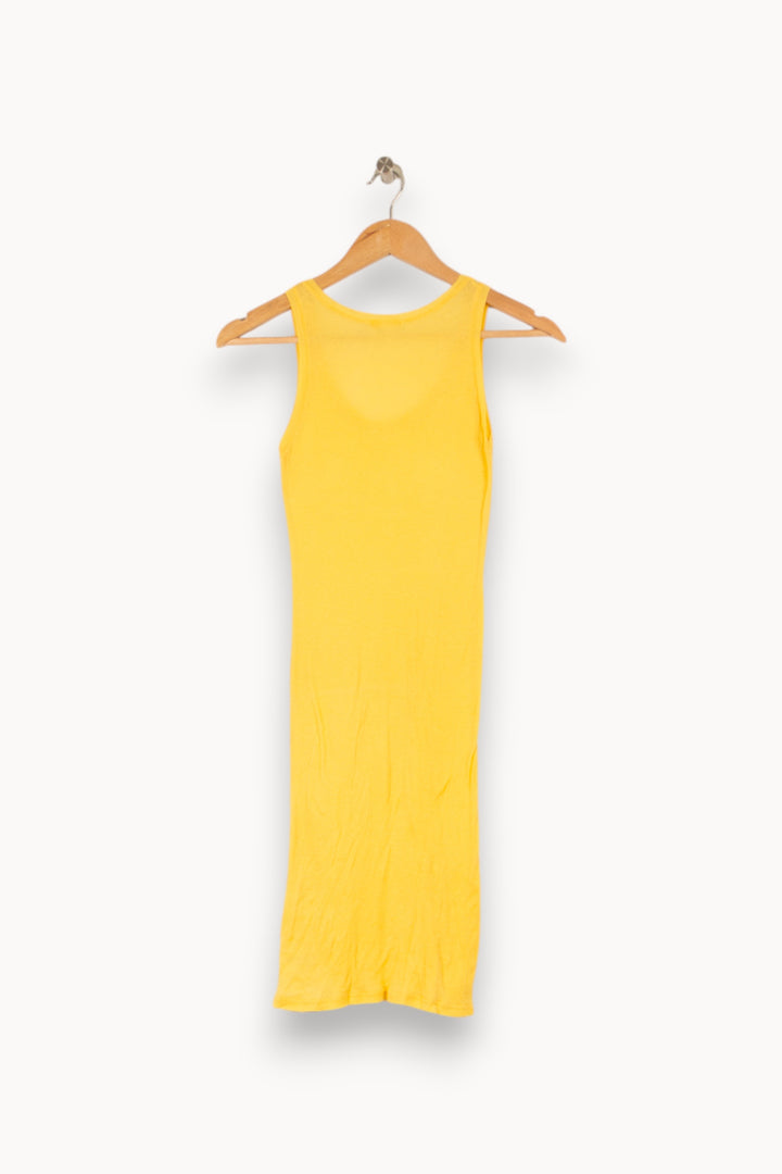 Robe jaune - Taille S/36 de la marque American Vintage | PARAD47303 - Vendu par Paradigme - Image 3