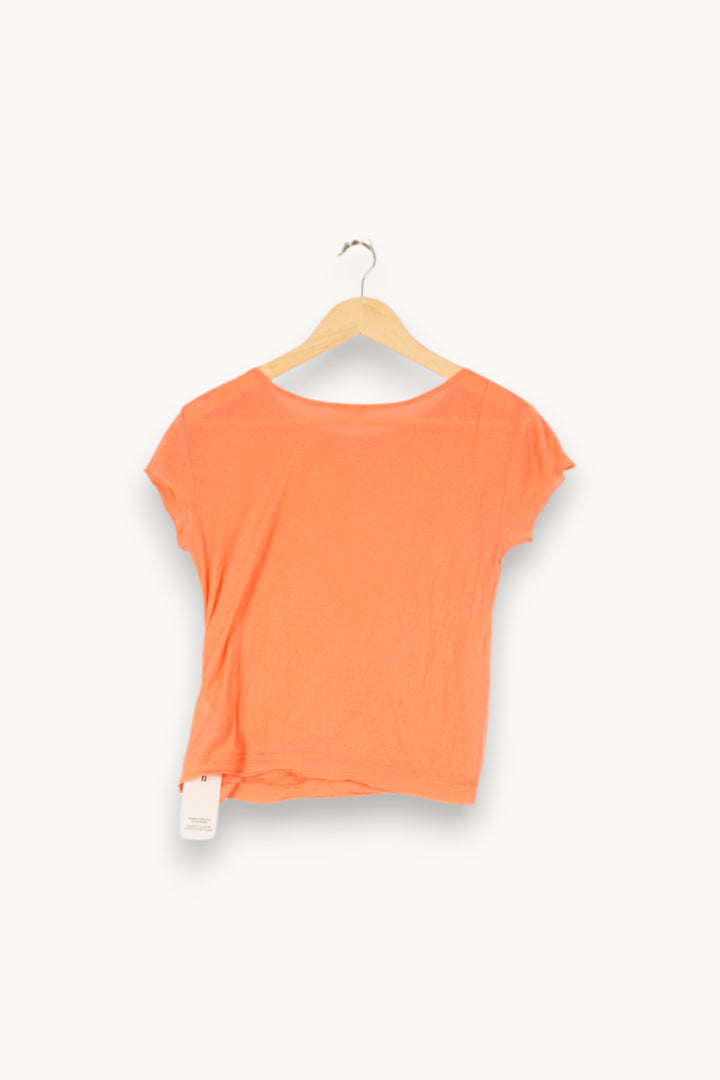 T-shirt rose - Taille S/36 de la marque American Vintage | PARAD47314 - Vendu par Paradigme - Image 3