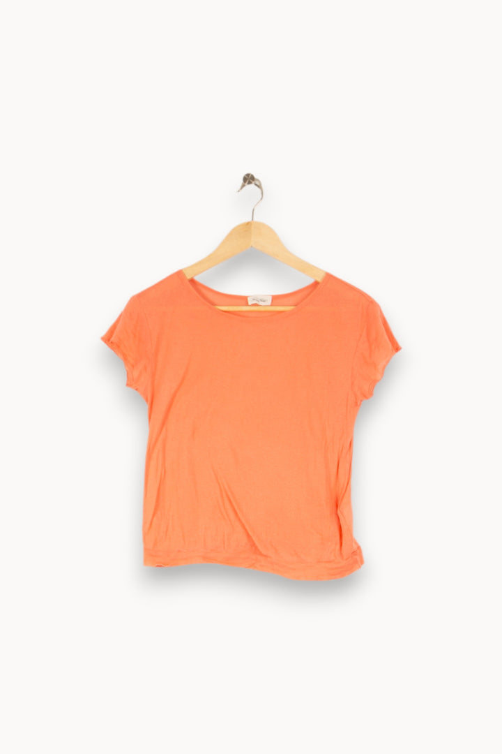 T-shirt rose - Taille S/36 de la marque American Vintage | PARAD47314 - Vendu par Paradigme - Image 1