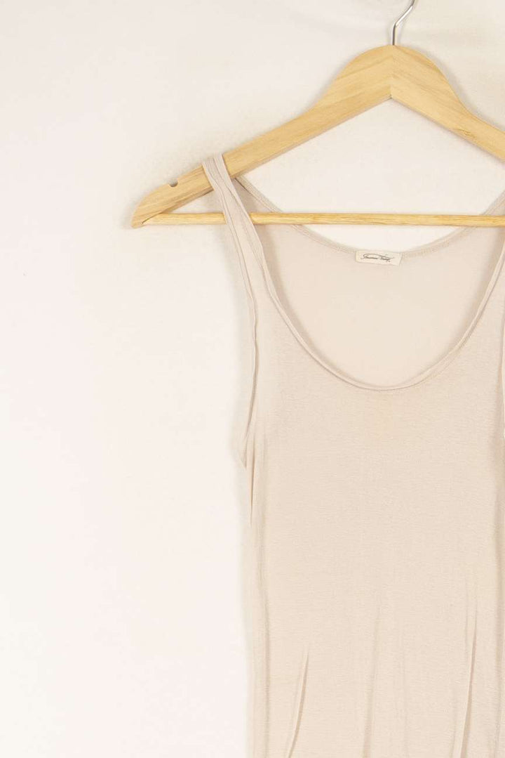 Robe beige - Taille S/36 de la marque American Vintage | PARAD47317 - Vendu par Paradigme - Image 2
