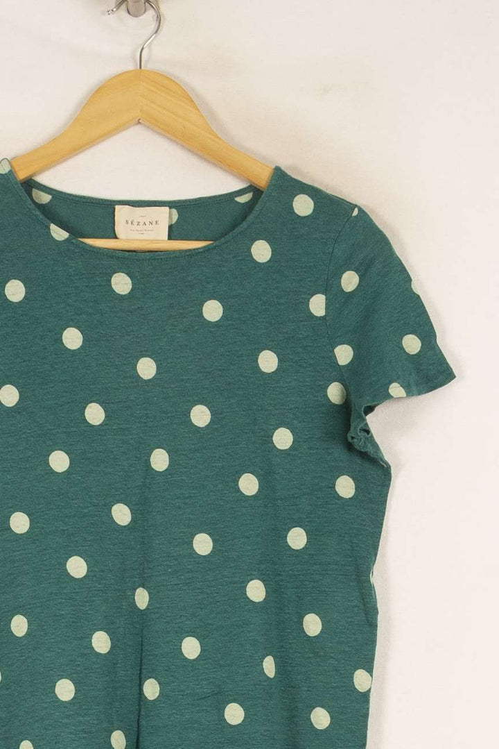 Tee-shirt Vert - Taille S/36 de la marque Sézane | PARAD47325 - Vendu par Paradigme - Image 3