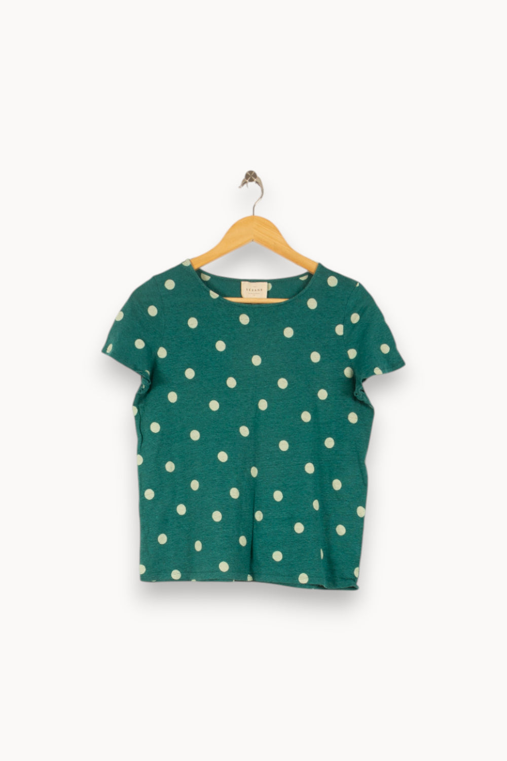 Tee-shirt Vert - Taille S/36 de la marque Sézane | PARAD47325 - Vendu par Paradigme - Image 2