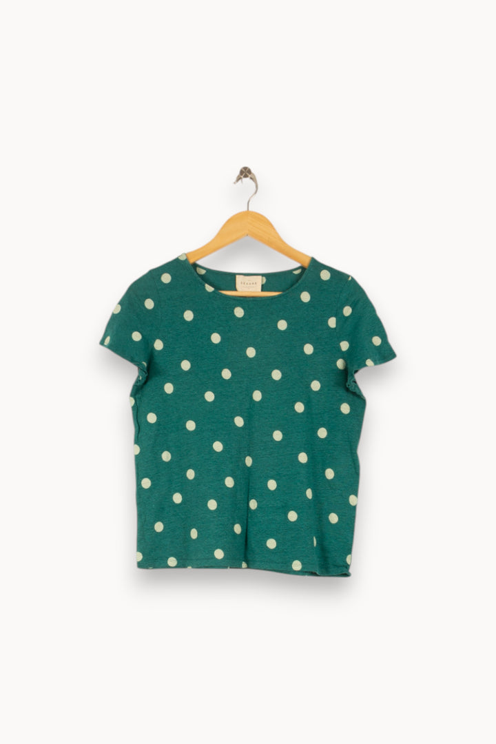 Tee-shirt Vert - Taille S/36 de la marque Sézane | PARAD47325 - Vendu par Paradigme - Image 2