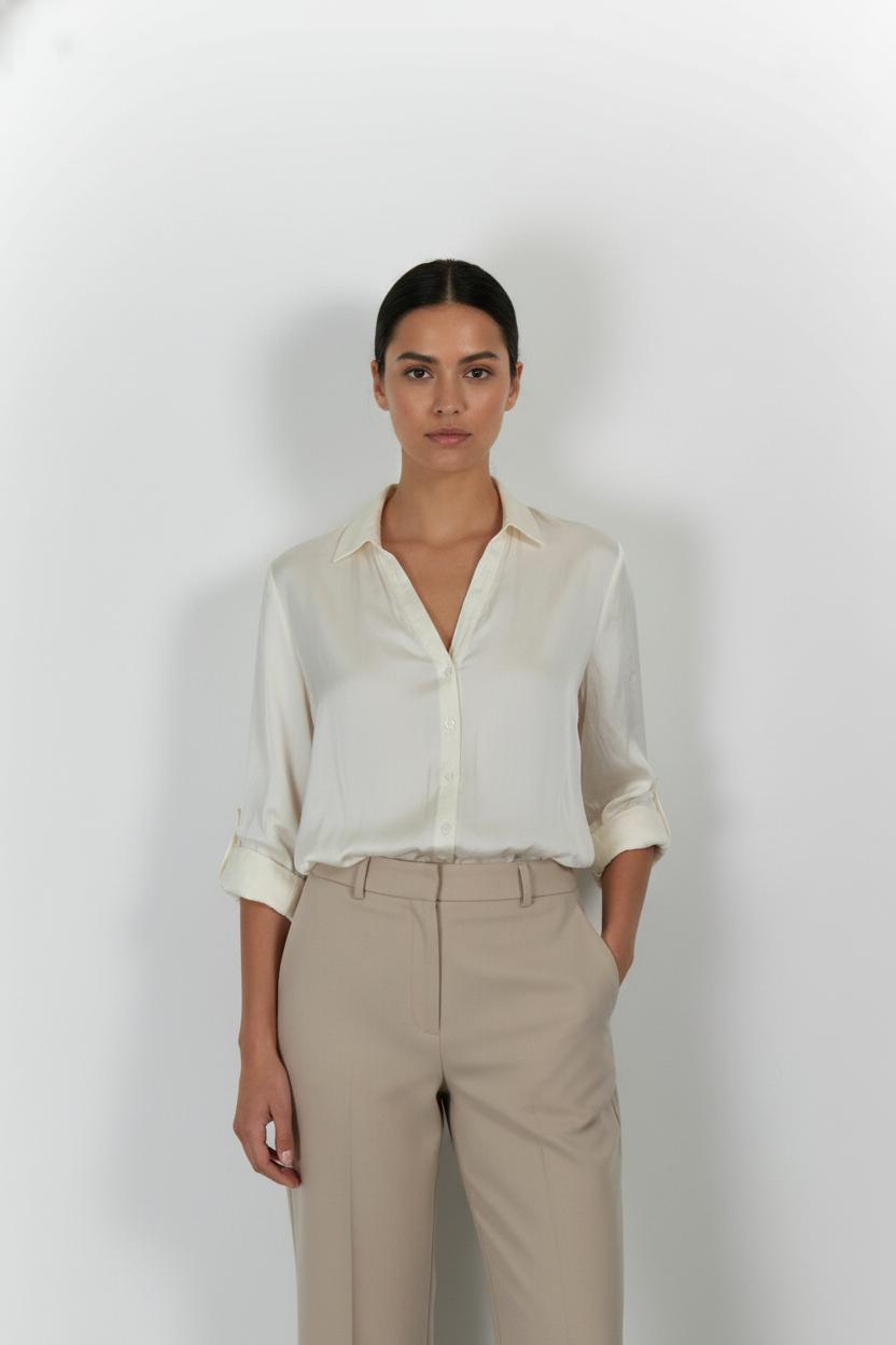 Chemise beige - Taille XXL/44 de la marque Maison 123 | PARAD47332 - Vendu par Paradigme - Image 1