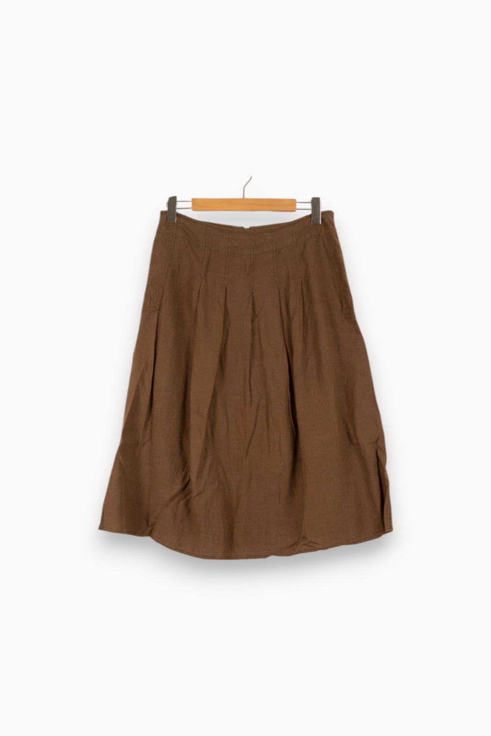 Jupe Courte & Midi Marron - Taille 40/L de la marque Weekend Max Mara | PARAD47333 - Vendu par Paradigme - Image 2